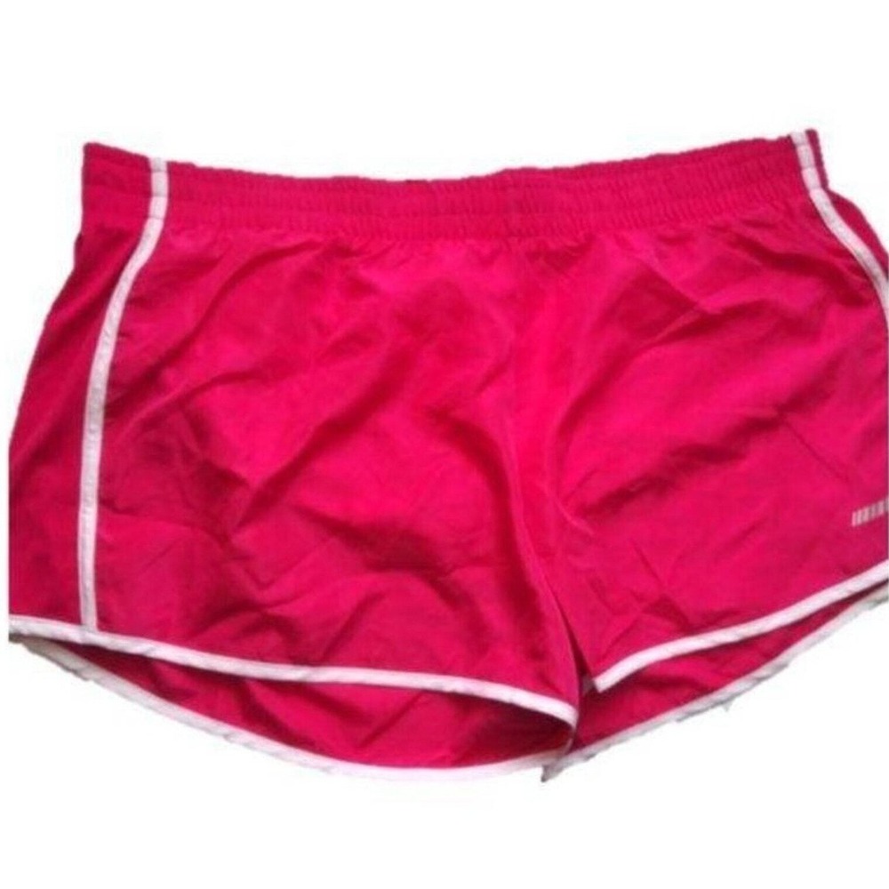 Amazon Running Short NWT Women's XL Woven Pink Athletic‎ 80s Retro Mesh Panels